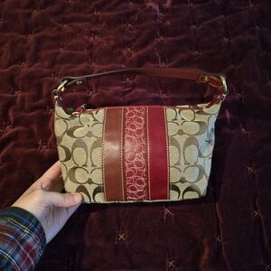 Coach Red and Brown Women's Bag